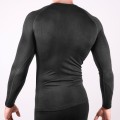Thermo-Shirt ohne Kragen Senior Schwarz