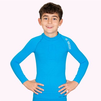 Langärmliges Thermo-Shirt Junior Blau