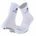 Weißer rutschfester Sportsocken