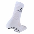 Weißer rutschfester Sportsocken