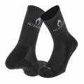 Schwarzer rutschfester Sportsocken