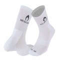 Weißer rutschfester Sportsocken