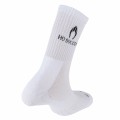 Weißer rutschfester Sportsocken