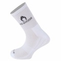 Weißer rutschfester Sportsocken