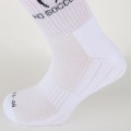 Weißer rutschfester Sportsocken