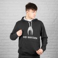 SUDADERA HO SOCCER NEGRA