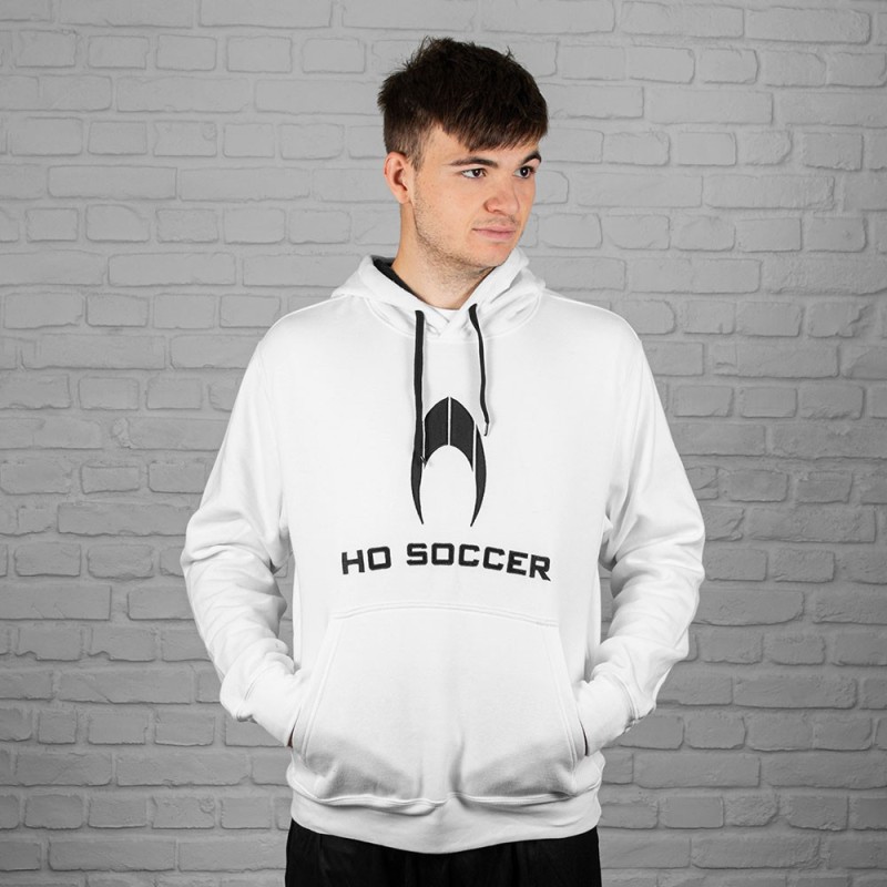 SUDADERA HO SOCCER BLANCA