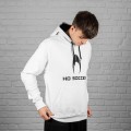 SUDADERA HO SOCCER BLANCA