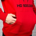 SUDADERA HO SOCCER ROJA